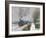 Train in the Snow-Claude Monet-Framed Giclee Print