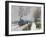 Train in the Snow-Claude Monet-Framed Giclee Print