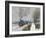 Train in the Snow-Claude Monet-Framed Giclee Print