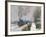 Train in the Snow-Claude Monet-Framed Giclee Print