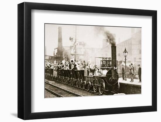 Train Number One, July 1925-Unknown-Framed Photographic Print