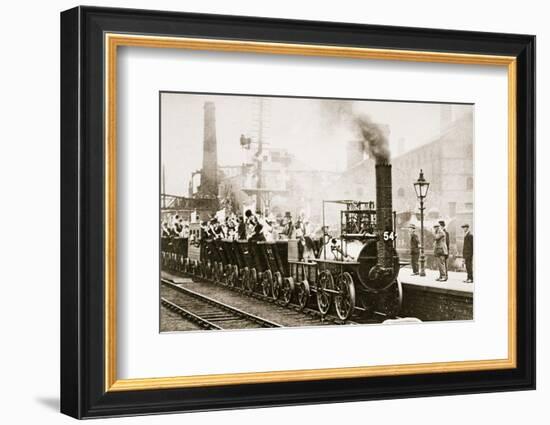 Train Number One, July 1925-Unknown-Framed Photographic Print