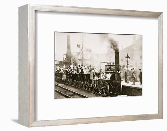 Train Number One, July 1925-Unknown-Framed Photographic Print