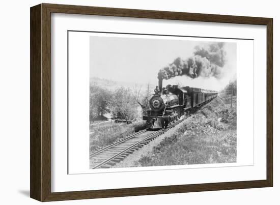 Train of the Northern Pacific Railway Co.-null-Framed Art Print