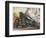 Train of the Pennsylvania Railroad is Hauled by Their Class T-1 Passenger Locomotive-null-Framed Photographic Print