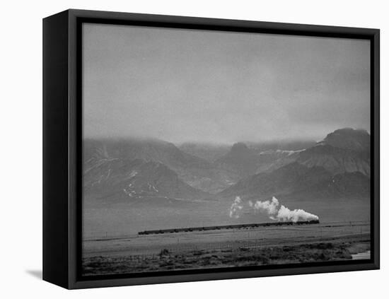 Train on the Russian Side of the Border of Iran-Dmitri Kessel-Framed Premier Image Canvas