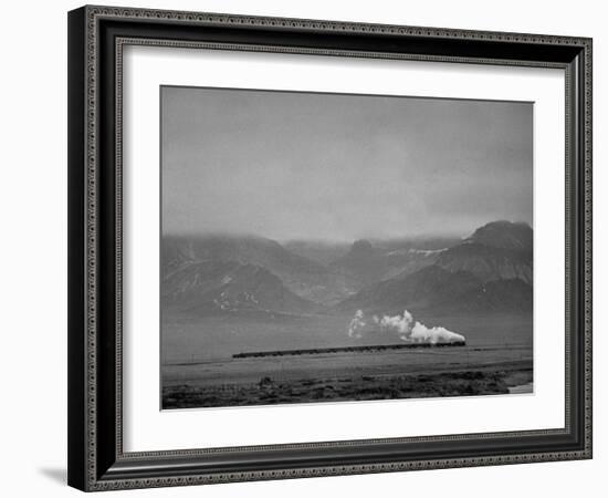 Train on the Russian Side of the Border of Iran-Dmitri Kessel-Framed Photographic Print