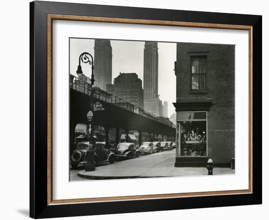 Train Overpass, New York, 1943-Brett Weston-Framed Premium Photographic Print