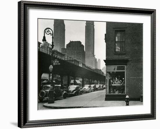 Train Overpass, New York, 1943-Brett Weston-Framed Photographic Print
