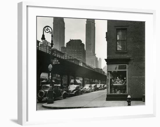 Train Overpass, New York, 1943-Brett Weston-Framed Photographic Print