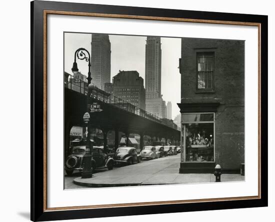 Train Overpass, New York, 1943-Brett Weston-Framed Photographic Print