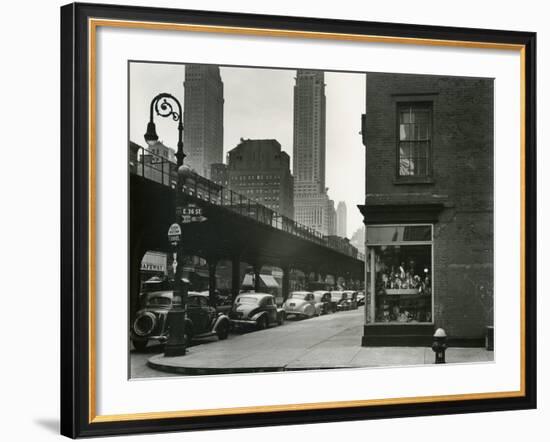 Train Overpass, New York, 1943-Brett Weston-Framed Photographic Print