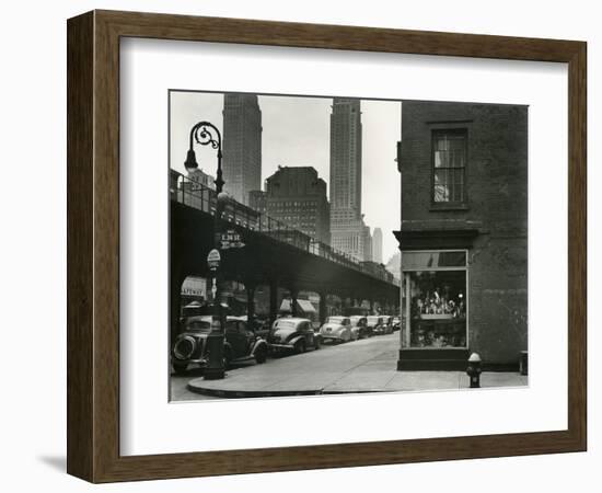 Train Overpass, New York, 1943-Brett Weston-Framed Photographic Print