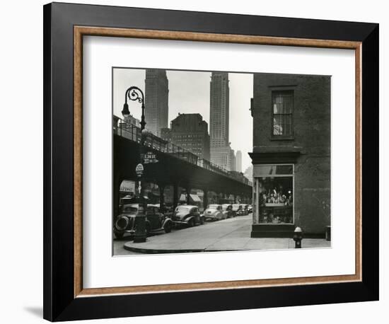 Train Overpass, New York, 1943-Brett Weston-Framed Photographic Print