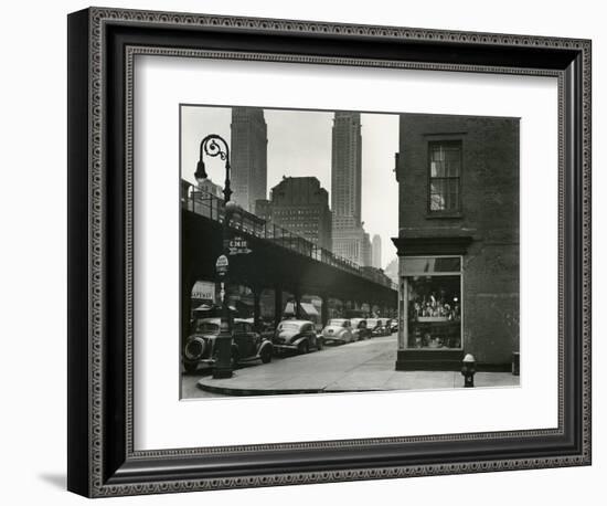 Train Overpass, New York, 1943-Brett Weston-Framed Photographic Print