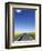 Train Race Towards a Green Light on the Horizon, Blue Sky, Perspective of the Engineer-Harald Schšn-Framed Premium Photographic Print