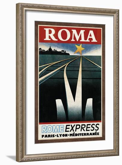 Train Roma-Collection Caprice-Framed Art Print