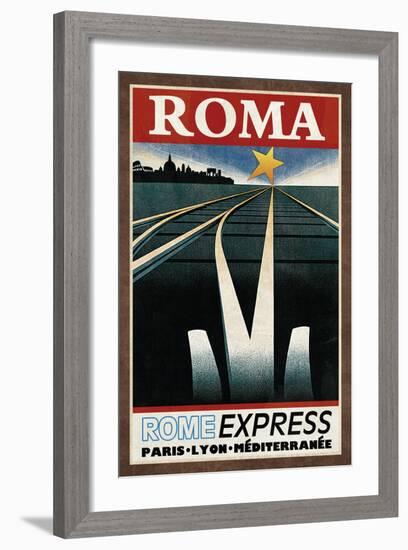 Train Roma-Collection Caprice-Framed Art Print