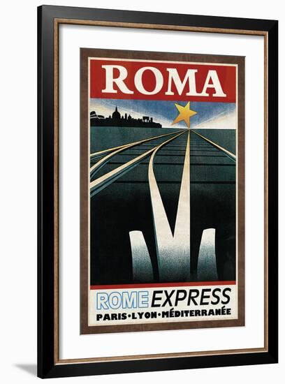 Train Roma-Collection Caprice-Framed Art Print