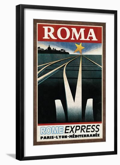 Train Roma-Collection Caprice-Framed Art Print