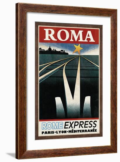 Train Roma-Collection Caprice-Framed Art Print