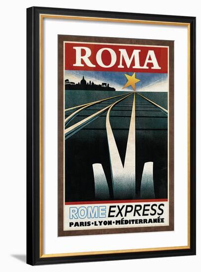 Train Roma-Collection Caprice-Framed Art Print