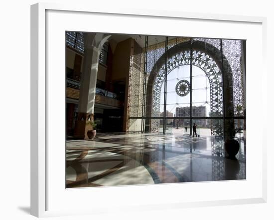 Train Station, Marrakech, Morocco, North Africa, Africa-null-Framed Photographic Print