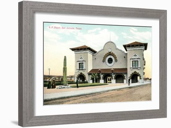 Train Station, San Antonio-null-Framed Art Print