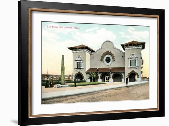 Train Station, San Antonio-null-Framed Art Print