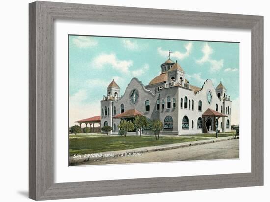 Train Station, San Antonio-null-Framed Art Print