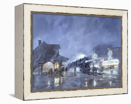 Train Station-Jack Wemp-Framed Premier Image Canvas
