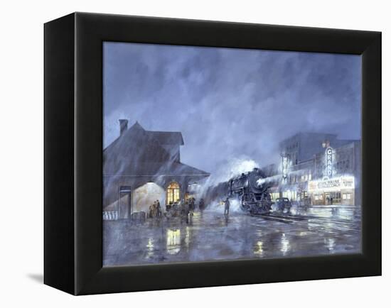 Train Station-Jack Wemp-Framed Premier Image Canvas