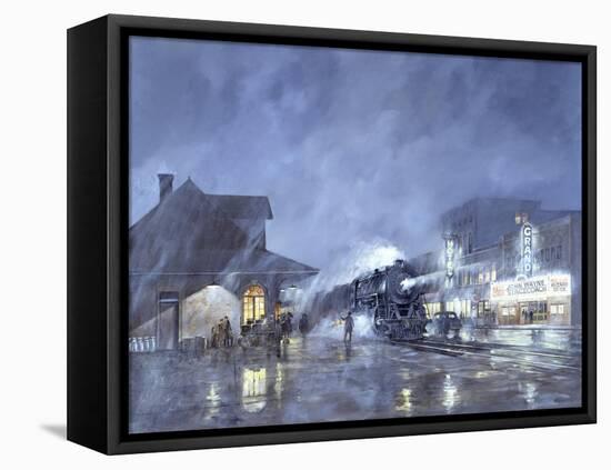 Train Station-Jack Wemp-Framed Premier Image Canvas