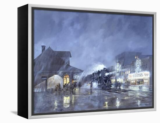 Train Station-Jack Wemp-Framed Premier Image Canvas