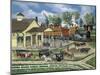 Train Station-Bob Fair-Mounted Giclee Print