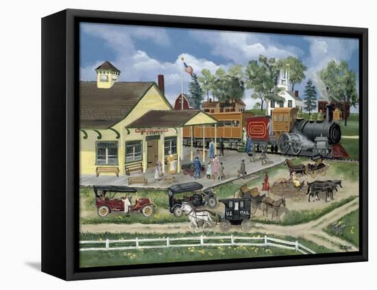 Train Station-Bob Fair-Framed Premier Image Canvas