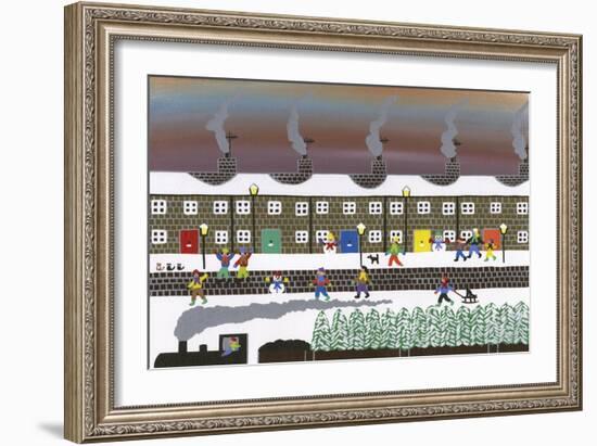 Train Station-Gordon Barker-Framed Giclee Print