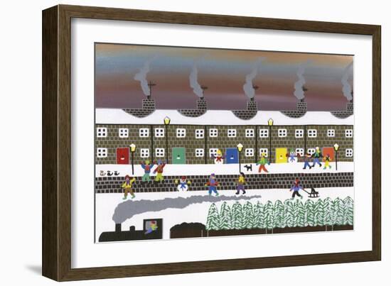 Train Station-Gordon Barker-Framed Giclee Print