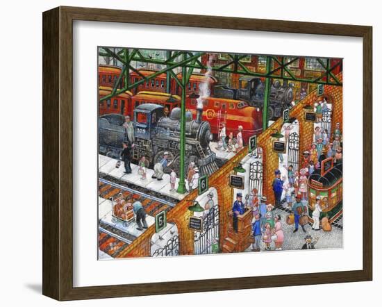 Train Station-Bill Bell-Framed Giclee Print