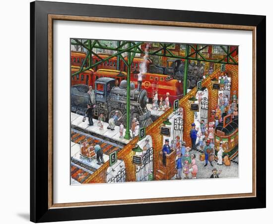 Train Station-Bill Bell-Framed Giclee Print