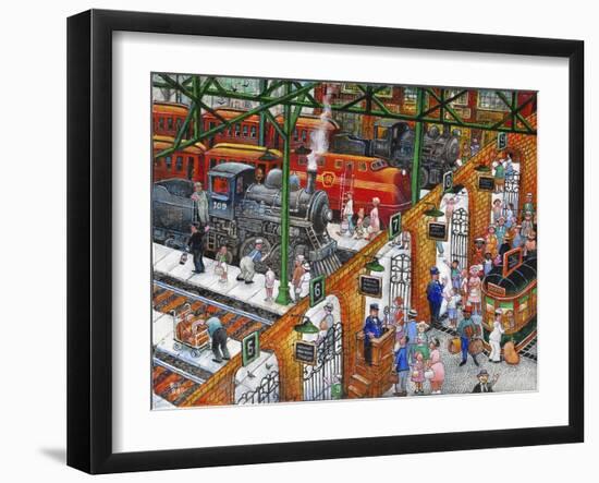 Train Station-Bill Bell-Framed Giclee Print