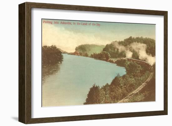 Train to Asheville, North Carolina-null-Framed Art Print