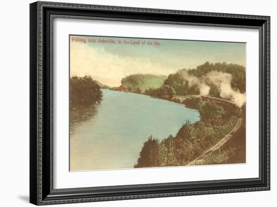 Train to Asheville, North Carolina-null-Framed Art Print