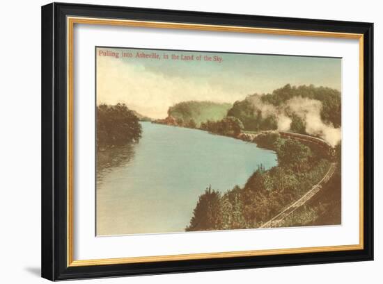 Train to Asheville, North Carolina-null-Framed Art Print