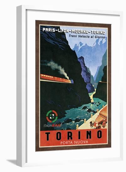 Train Torino-Collection Caprice-Framed Art Print