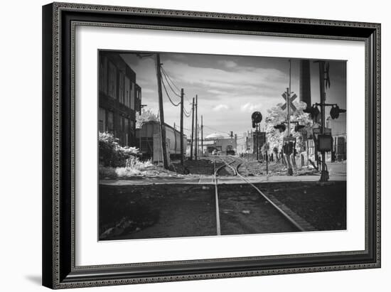 Train Tracks Greenpoint Brooklyn, Ny-null-Framed Photo