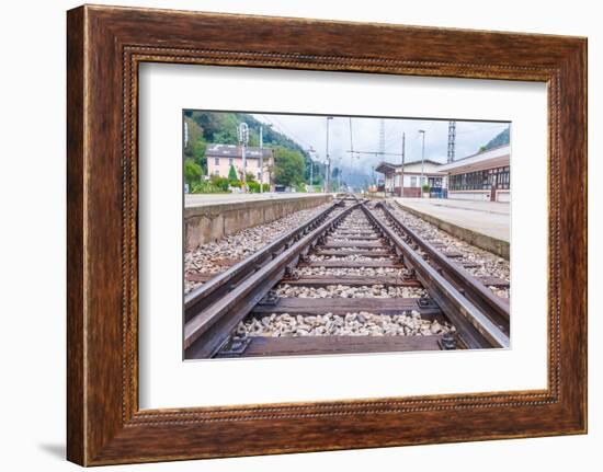 Train Tracks.-cubrick-Framed Photographic Print