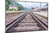 Train Tracks.-cubrick-Mounted Photographic Print