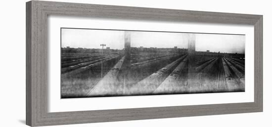 Train Yard Triptych-Evan Morris Cohen-Framed Photographic Print