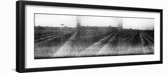 Train Yard Triptych-Evan Morris Cohen-Framed Photographic Print